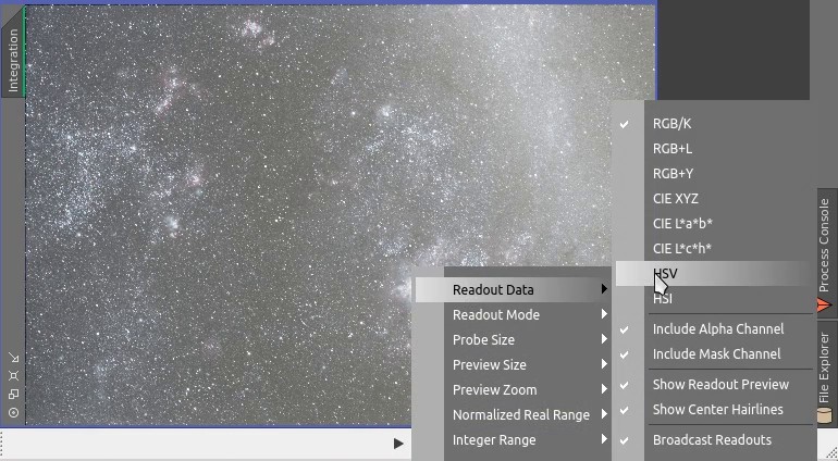 Readout Data HSV