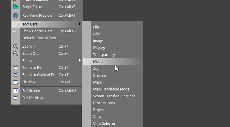 Tool Bar - Process Icons